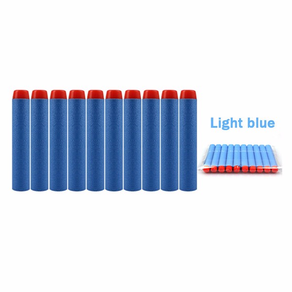 100PCS-Light-Blue-Refill-Bullets-Dart-For-Nerf-N-strike-Elite-Rampage-Retaliator-Series-1094376