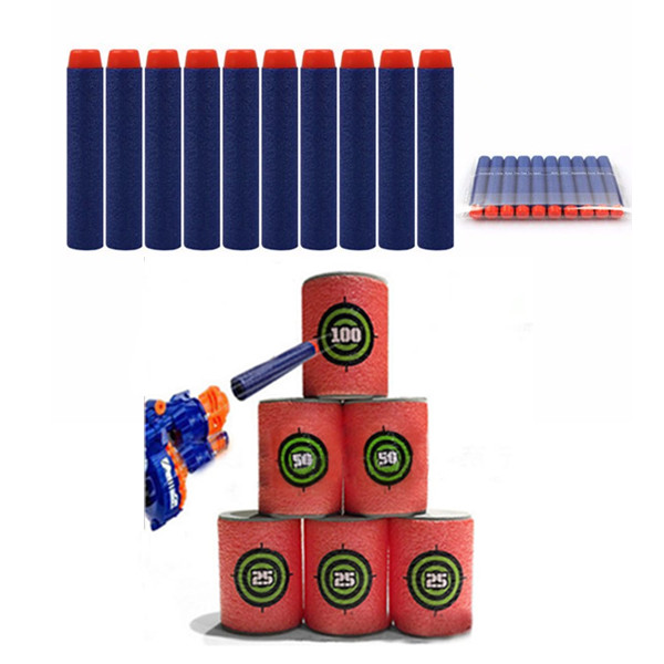 100PCS-Refill-Deep-Blue-Bullets-Dart-For-Nerf-N-strike-Elite-Rampage-Retaliator-Novelties-Toys-1091905