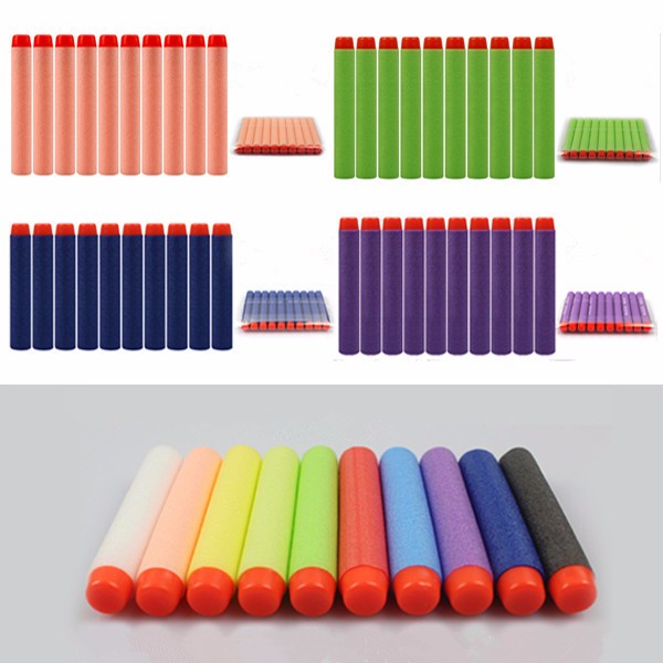 100PCS-Refill-Deep-Blue-Bullets-Dart-For-Nerf-N-strike-Elite-Rampage-Retaliator-Novelties-Toys-1091905