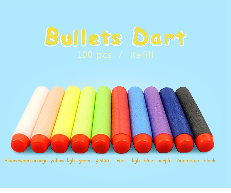 100PCS-Refill-Mix-Colors-Bullets-Dart-For-Nerf-N-strike-Elite-Rampage-Retaliator-Series-1128145