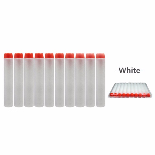 100PCS-White-Refill-Bullets-Dart-For-Nerf-N-strike-Elite-Rampage-Retaliator-Series-Blasters-1094383