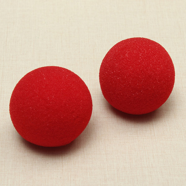 2PCS-Close-Up-Magic-Street-Trick-Soft-Sponge-Ball-Props-Clown-Nose-1004951