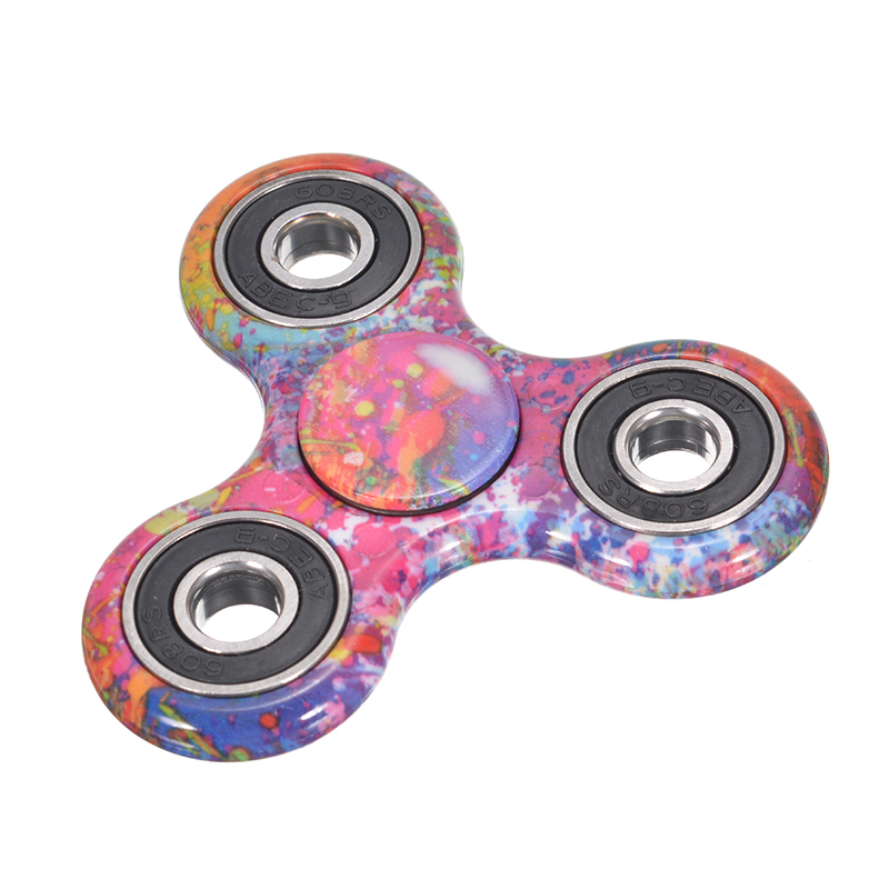 2PCS-Graffiti-Camouflage-Fidget-Hand-Spinner-ADHD-Autism-Rotating-Fingertips-Fingers-Gyro-Reduce-Str-1142161