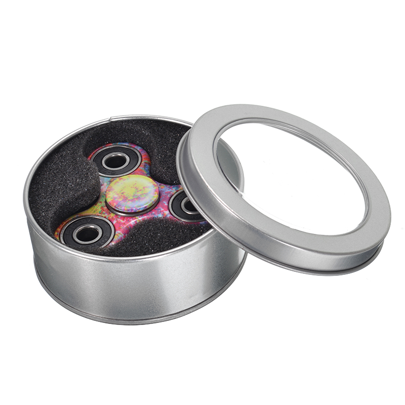 2PCS-Graffiti-Camouflage-Fidget-Hand-Spinner-ADHD-Autism-Rotating-Fingertips-Fingers-Gyro-Reduce-Str-1142161