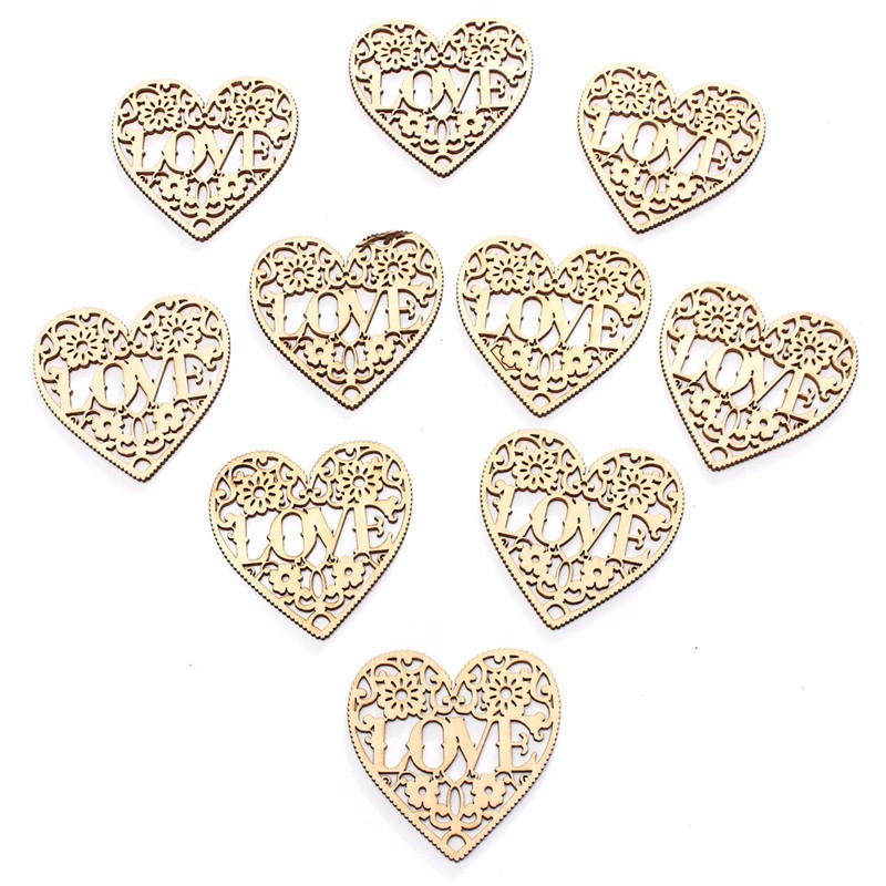 10pcs-Heart-Love-DIY-Woodcraft-Hanging-Decoration-Craft-Gift-1043778