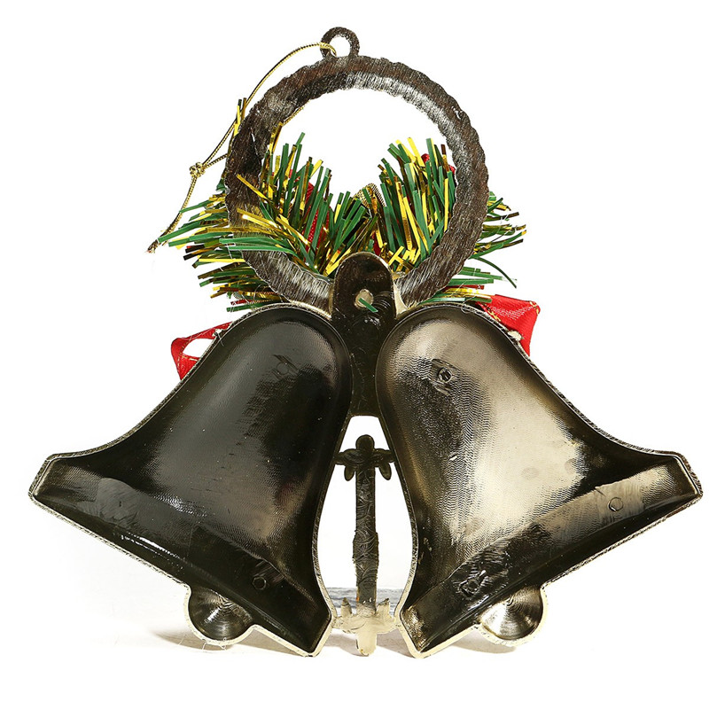 Christmas-Bowknot-Double-Bell-Xmas-Tree-Ornament-Pendant-Door-Hanging-Decoration-1087236