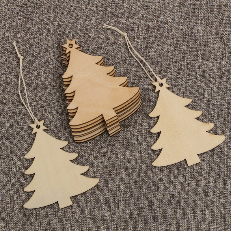 Christmas-Party-Home-Decoration-10PCS-Wooden-Pentagram-Tree-Ornament-Toys-For-Kids-Children-Gift-1221748