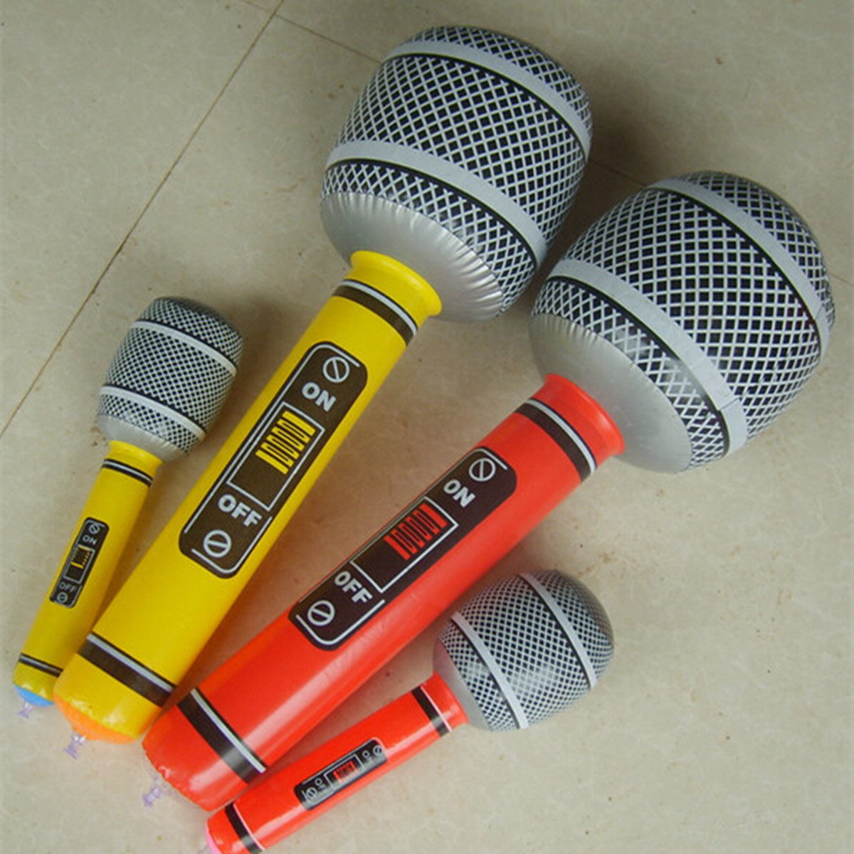 2-Sizes-Inflatable-Air-Microphone-Kids-Children-Toy-Blow-Up-Party-Fancy-Karaoke-1008710