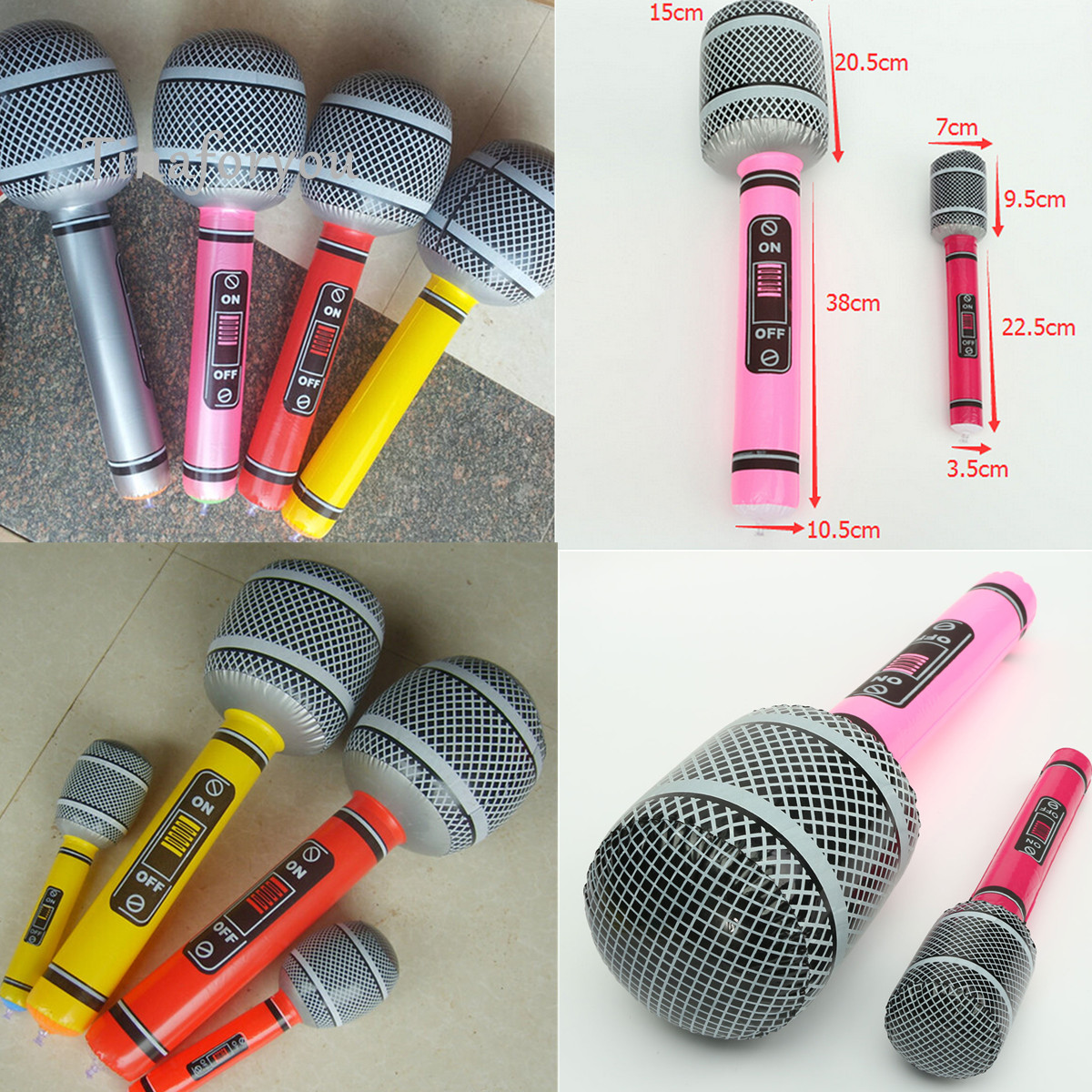 2-Sizes-Inflatable-Air-Microphone-Kids-Children-Toy-Blow-Up-Party-Fancy-Karaoke-1008710