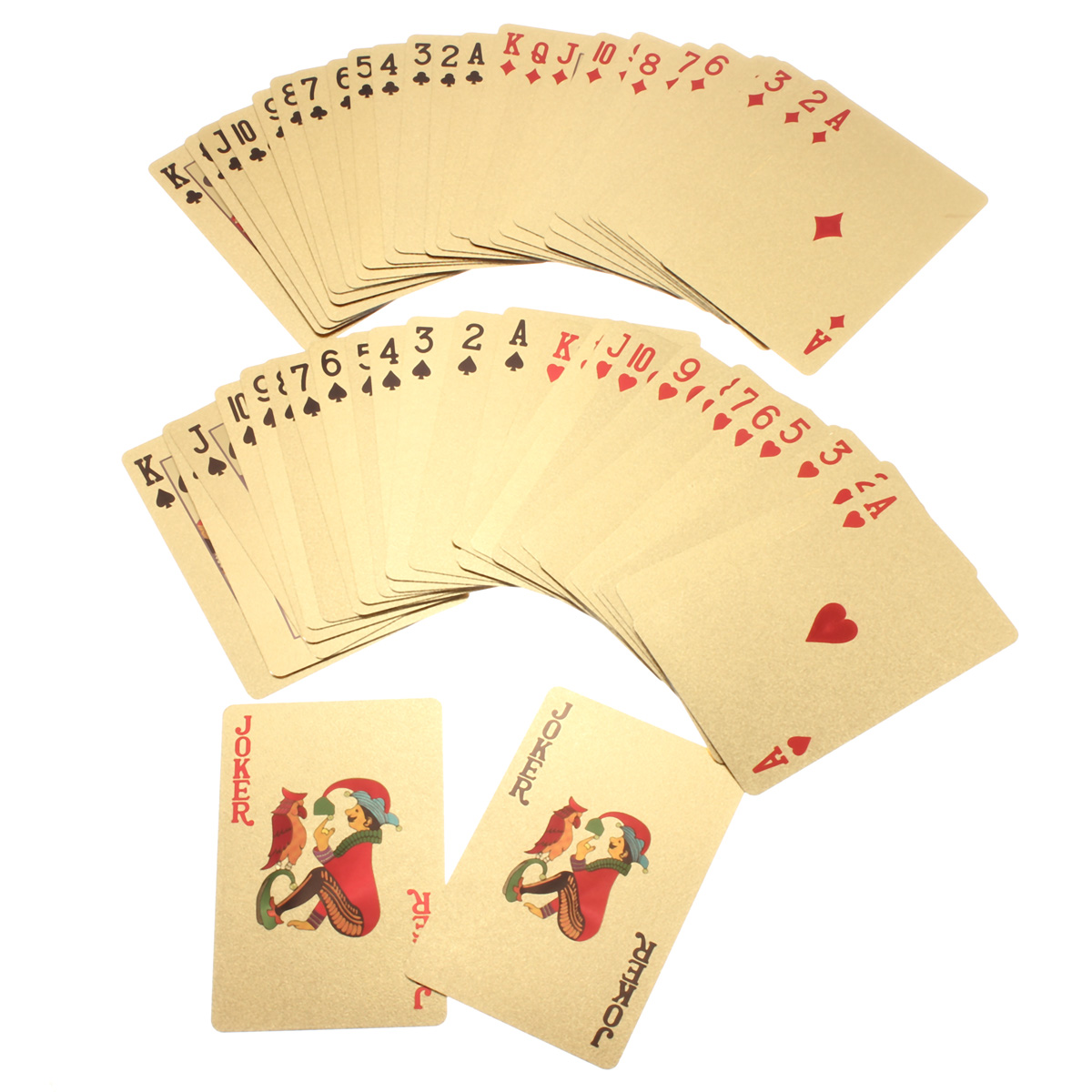 24K-Carat-Gold-Foil-Plated-Poker-Game-Playing-Cards-Gift-Collection-Certificate-982042