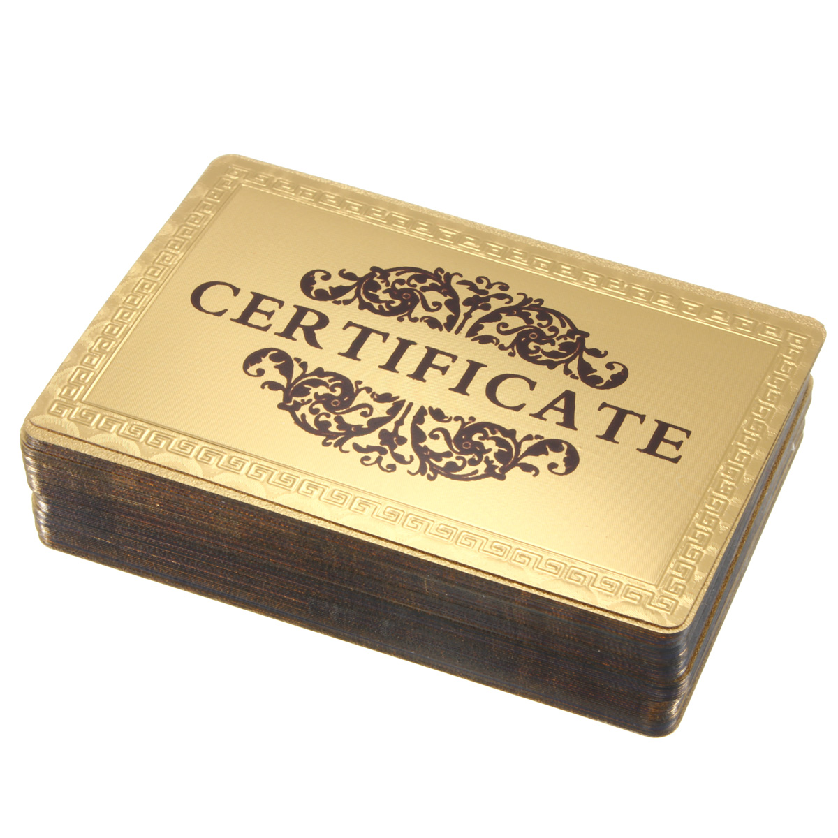 24K-Carat-Gold-Foil-Plated-Poker-Game-Playing-Cards-Gift-Collection-Certificate-982042
