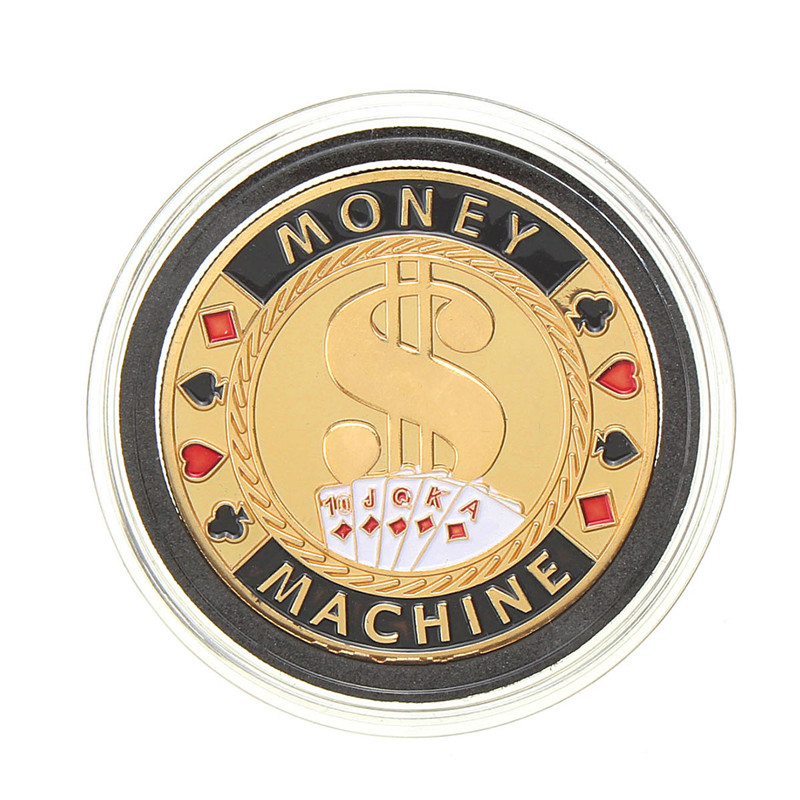 4025mm-Metal-Poker-Guard-Card-Protector-Coin-Chip-Color-Gold-Plated-With-Round-Plastic-Case-1075572