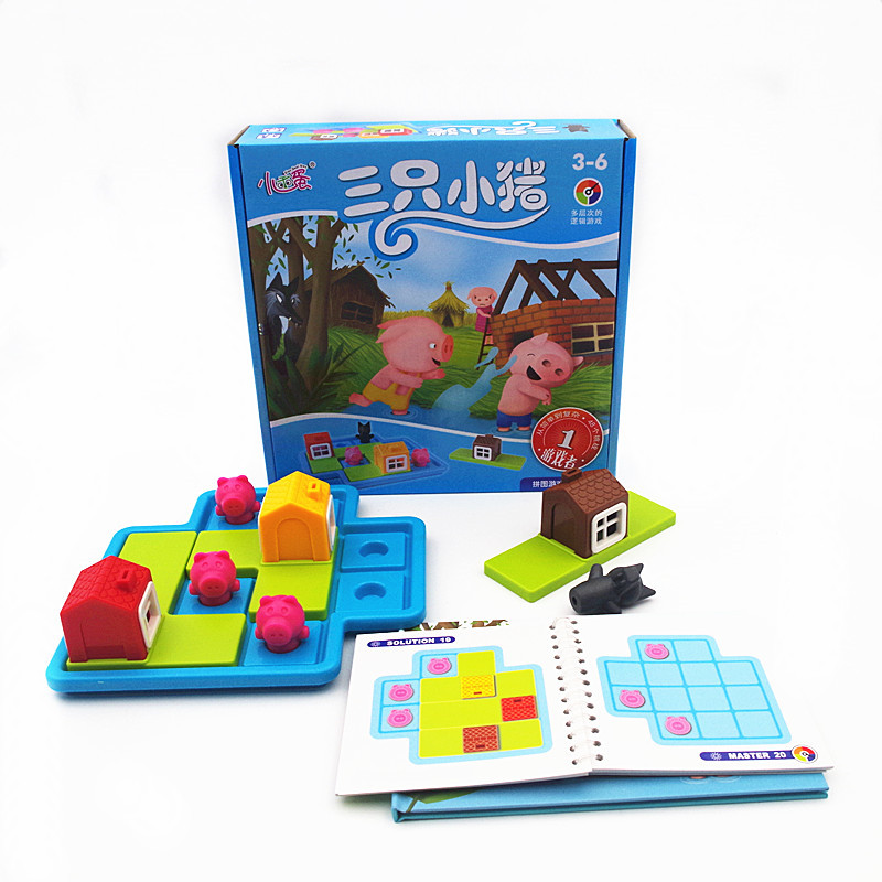 Colorful-Three-Little-Pigs-Puzzle-Board-Game-For-Kids-Children-Christmas-Gift-Educational-Toys-1239292