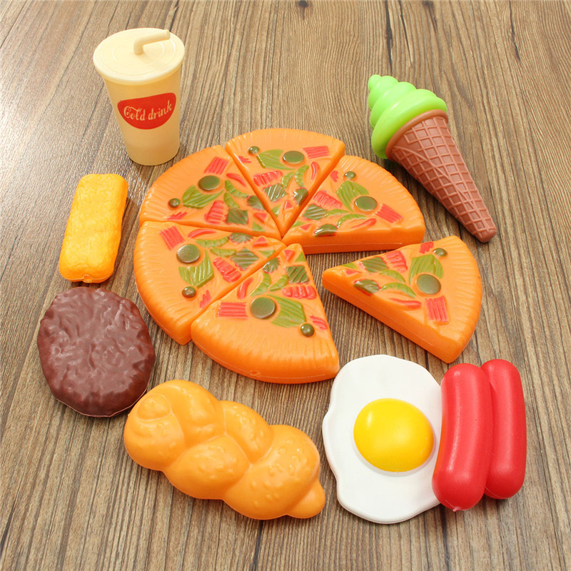 13PCS-Plastic-Pizza-Cola-Ice-Cream-Cutting-Play-SetChildren-Kids-Pretend-Role-Toy-Gift-1057434