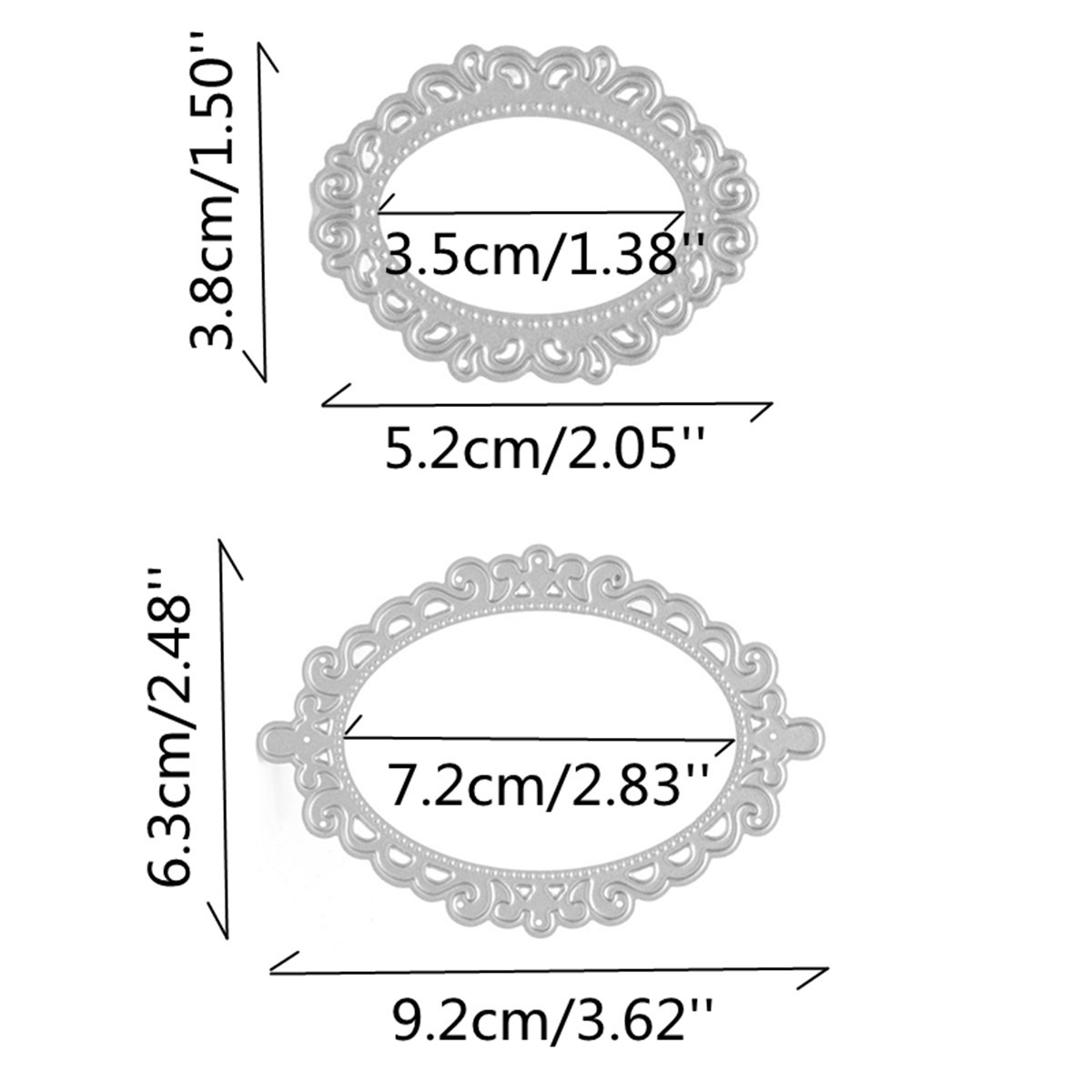 2PCS-Oval-Template-Cutting-Dies-Stencil-DIY-Scrapbooking-Lace-Tool-1107735