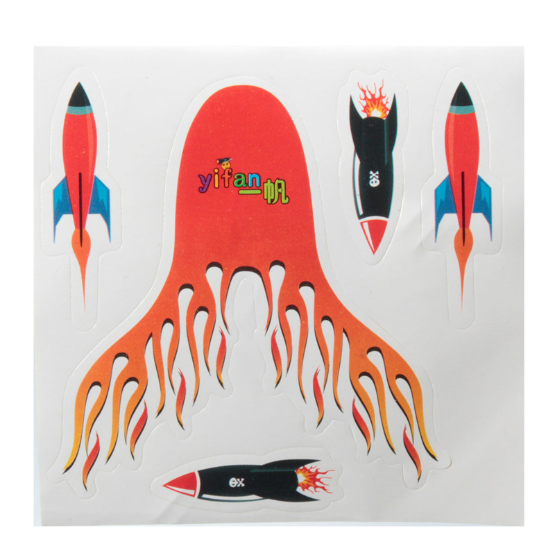LED-Light-Plane-DIY-Model-Arrow-Rocket-Flying-Toy-Party-Gift-Elastic-1040572
