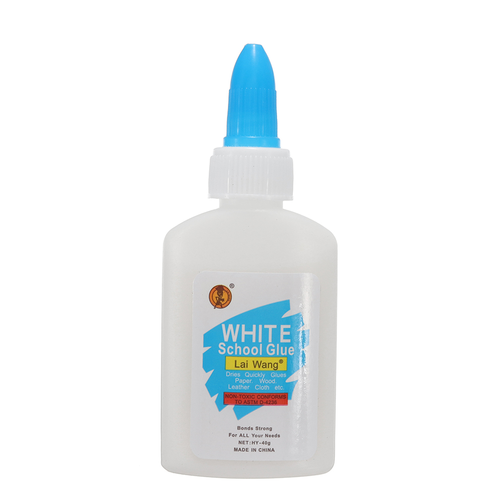 40ML-White-Latex-Glue-DIY-Slime-Environmentally-Friendly-Non-Toxic--Small-Craft-Wooden-Leather-1351771