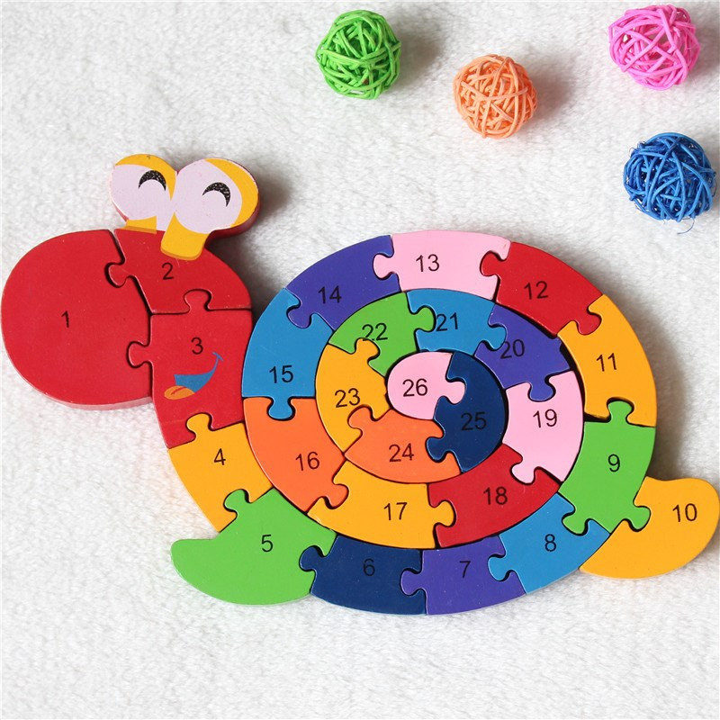 26Pcs-Multicolor-Letter-Childrens-Educational-Building-Blocks-Snail-Toy-Puzzle-For-Children-Gift-1144689