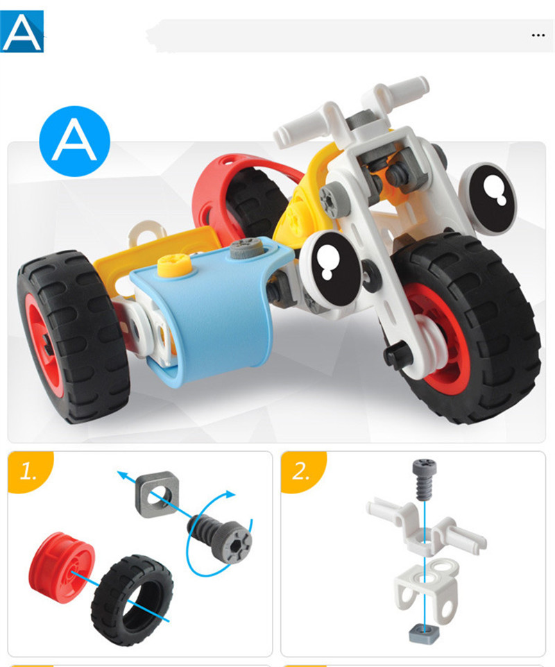 3-In-1-DIY-Assembling-Electric-Self-Concept-Car-Aircraft-Model-Building-Blocks-Puzzle-Kids-Gift-Toys-1237412