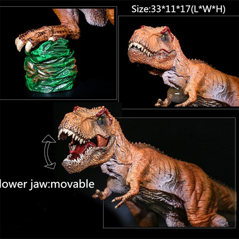 13-Inches-SNAEN-Tyrannosaurus-Rex-KING-T-REX-PAINTED-PVC-Dinosaur-Model-Action-Figure-1292412