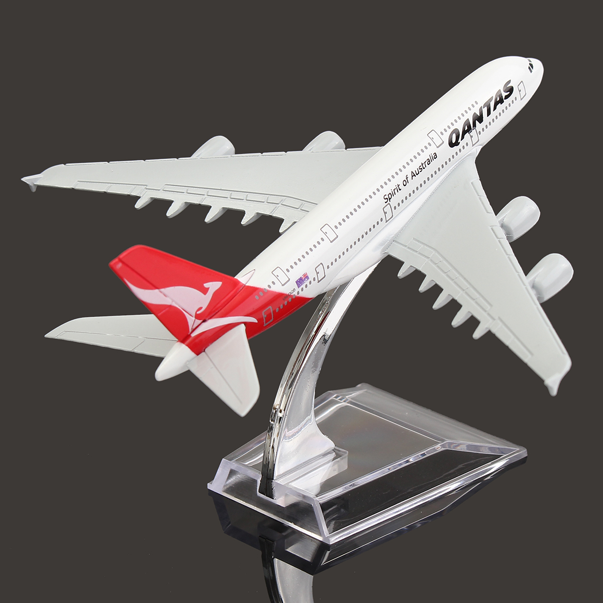 16cm-Airplane-Metal-Plane-Model-Aircraft-A380-AUSTRALIA-QANTAS-Aeroplane-Scale-Desk-Toy-1098494