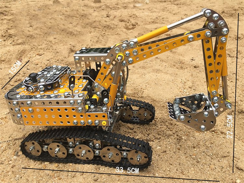 1052PCS-Full-Alloy-Jigsaw-Puzzles-Excavator-Model-Building-Blocks-Toy-1376594