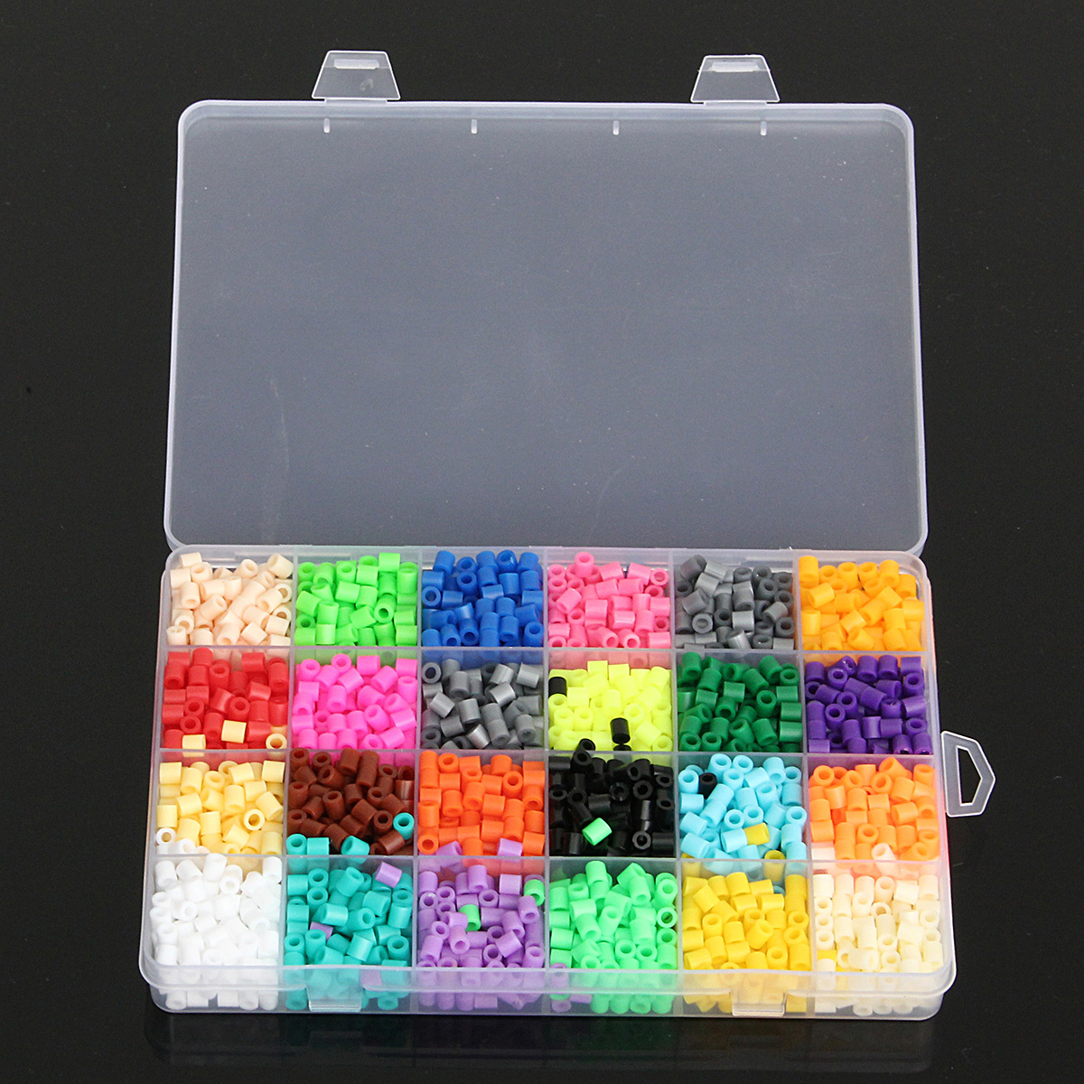 2400pcs-Hama-Perler-Beads-5mm-24-Colors-Kids-Children-DIY-Craft-Educational-1093952