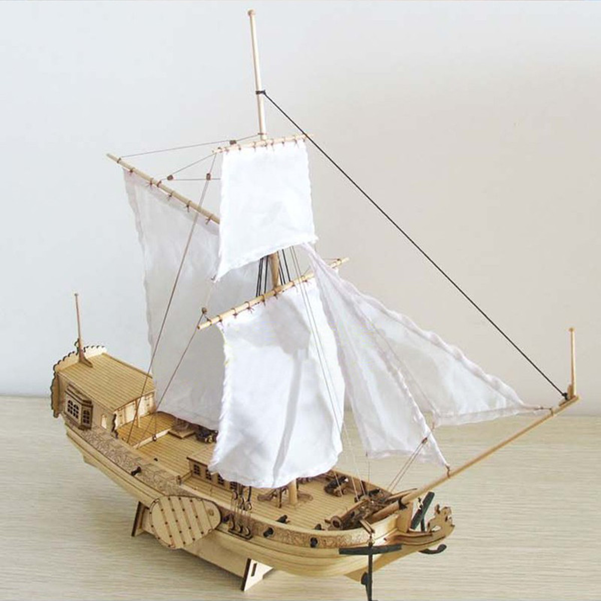 310mm-Wooden-Ship-Model-DIY-Fishing-Boat-Laser-Cut-Assembly-Model-Kits-Toys-Gift-1343792