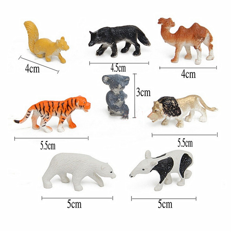 68PCS-Plastic-Farm-Yard-Wild-Animals-Fence-Tree-Model-Kids-Toys-Figures-Play-New-1186300