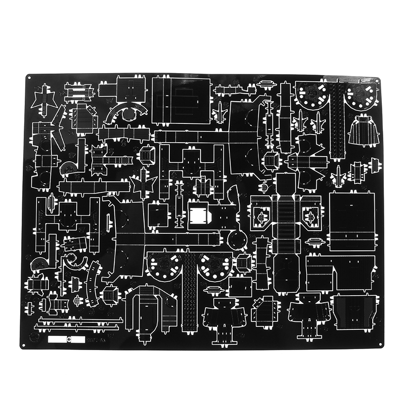 MU-DIY-94Inch-Height-Assembled-Model-Building-Kit-3D-Metal-Nano-Puzzle-Kids-Toys-1165149