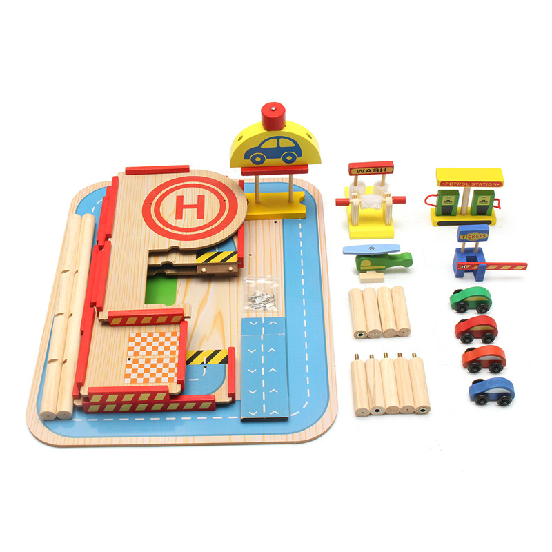 Assembling-Simulation-Large-Stereo-Three-Layer-Wooden-Car-Parking-Lot-Track-Set-For-Kids-Toys-Gift-1243291