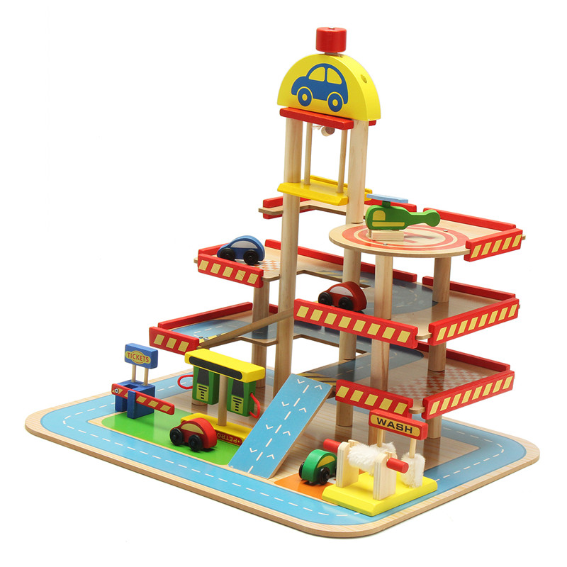 Assembling-Simulation-Large-Stereo-Three-Layer-Wooden-Car-Parking-Lot-Track-Set-For-Kids-Toys-Gift-1243291