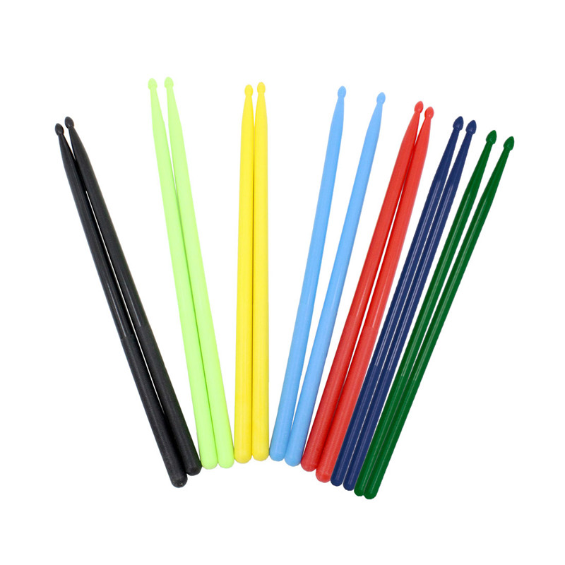 1-Pair-5A-Colored-Drumsticks-Nylon-Drum-Stick-Set-for-Beginner-Drummer-1334220