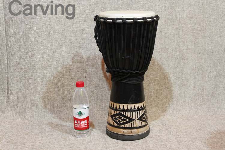 10-Inch-African-Hand-Drum-Mahogany-Body-Musical-Instrument-1026667