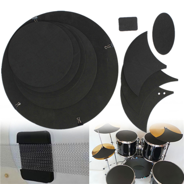 10Pcs-Bass-Snare-Drum-Sound-off--Mute-Silencer-Drumming-Rubber-Practice-Pad-Set-1028086