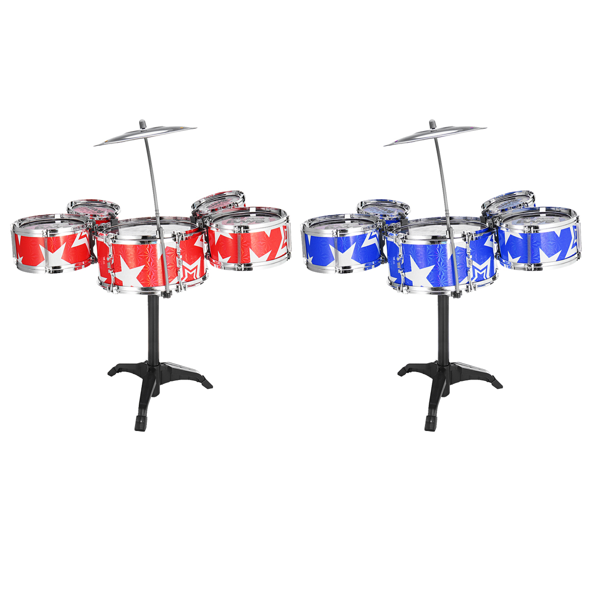 9Pcs-Childs-Kids-Drum-Kit-Jazz-Band-Sound-Drums-Play-Set-Musical-Toy-With-Stool-Drumsticks-1427947