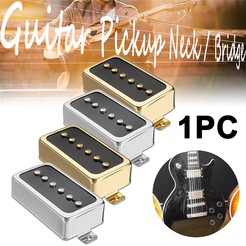 1PCS-Vintage-Alnico-V-Soapbar-P90-Guitar-Pickup-Neck-Bridge-1211626