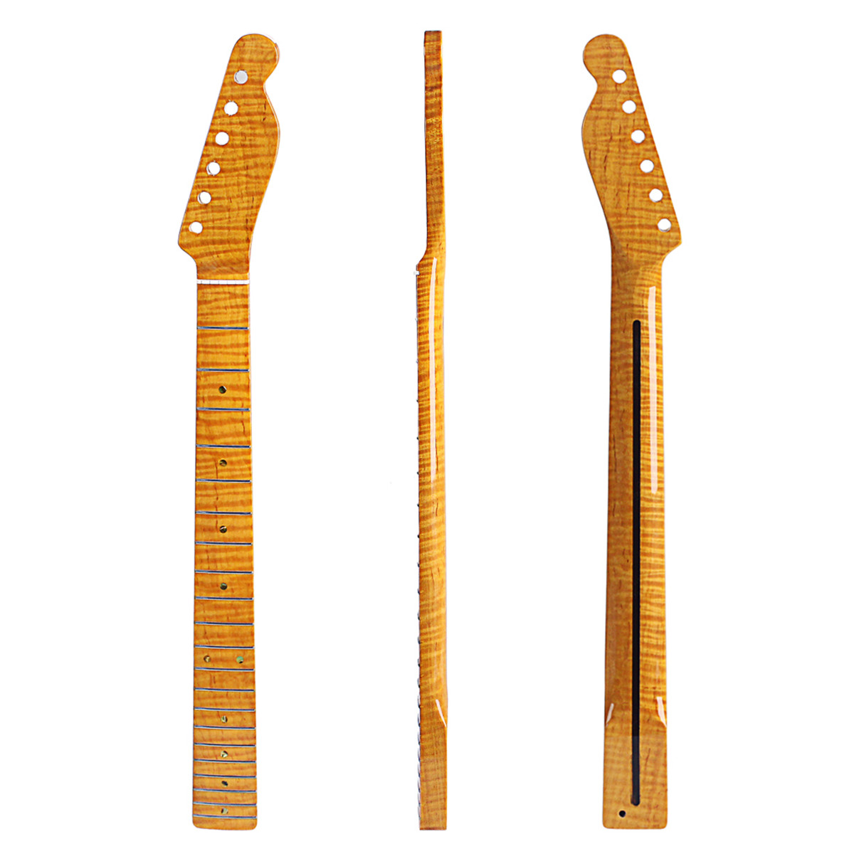 21-Frets-Tiger-Flame-Maple-Wood-Guitar-Neck-For-TL-ST-Electric-Guitar-Replacement-Parts-1403220