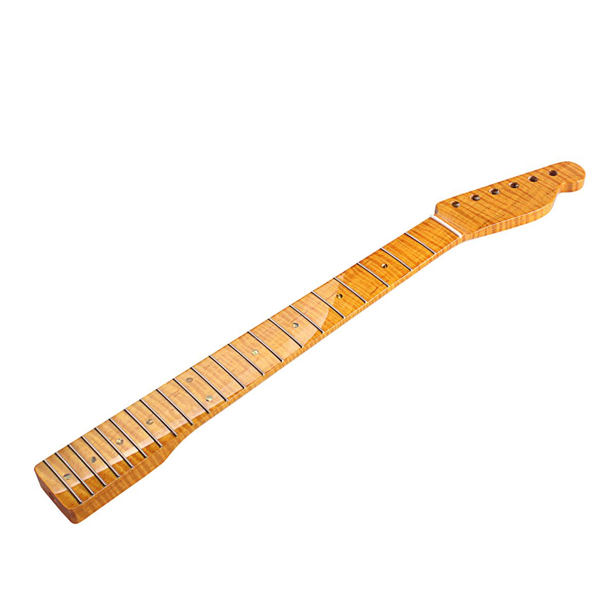 21-Frets-Tiger-Flame-Maple-Wood-Guitar-Neck-For-TL-ST-Electric-Guitar-Replacement-Parts-1403220