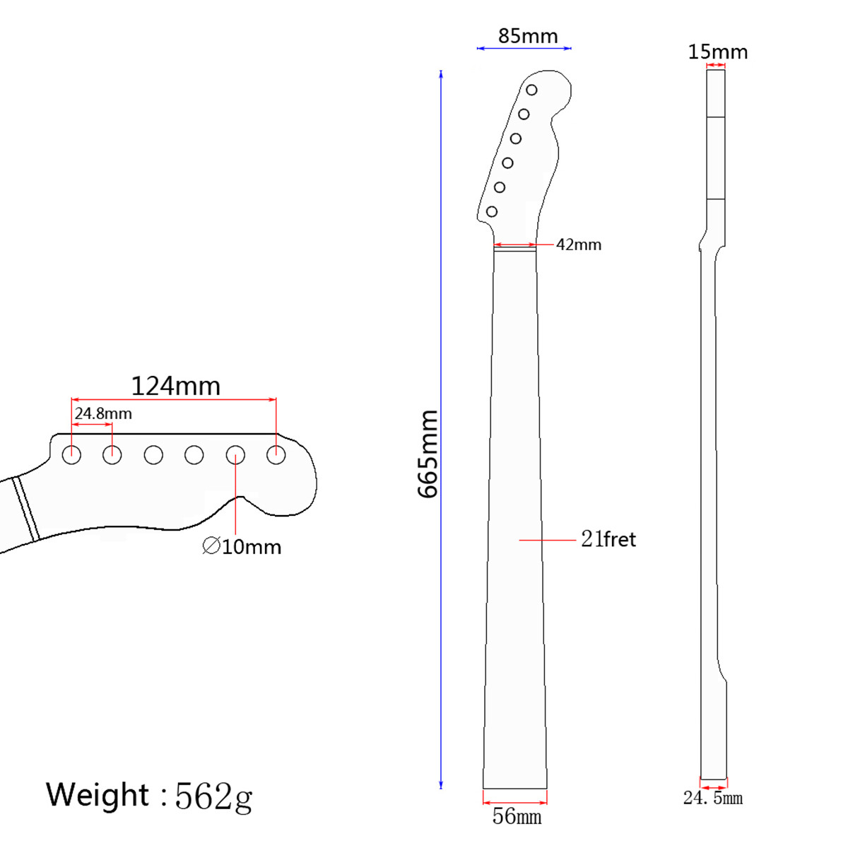 21-Frets-Tiger-Flame-Maple-Wood-Guitar-Neck-For-TL-ST-Electric-Guitar-Replacement-Parts-1403220