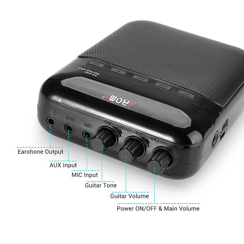 AROMA-AG-03M-Portable-Charging-Mini-Guitar-Amplifier-Black-954057