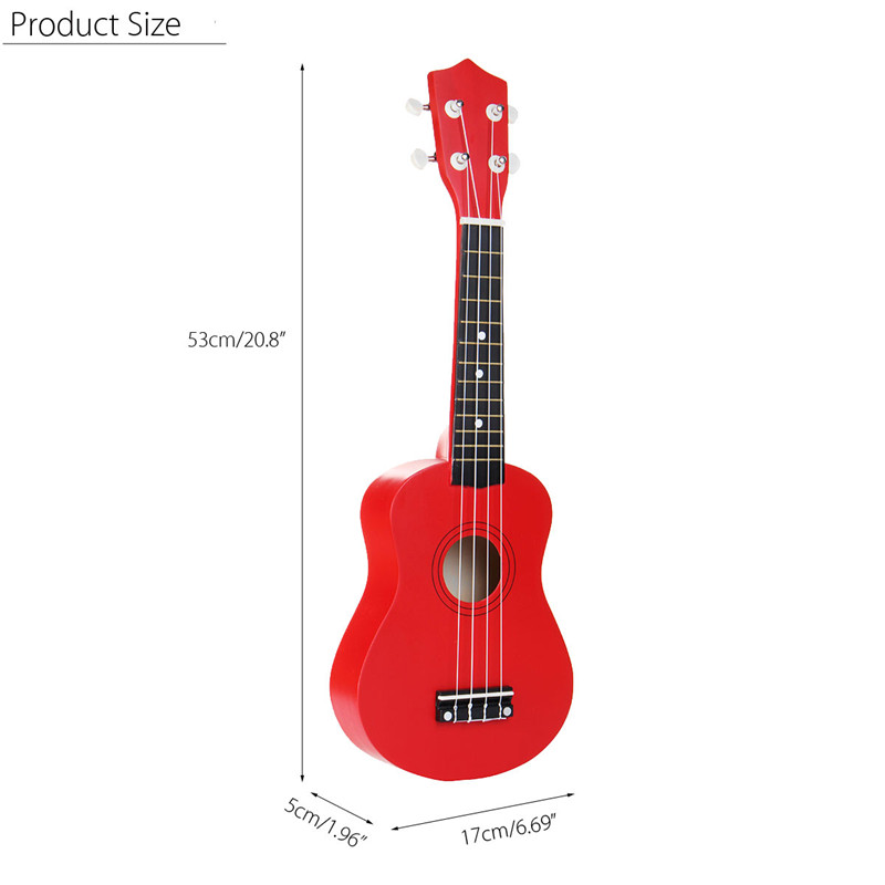 21-Inch-Basswood-Soprano-Ukulele-with-Gig-Bag-Tuner-Red-1211627