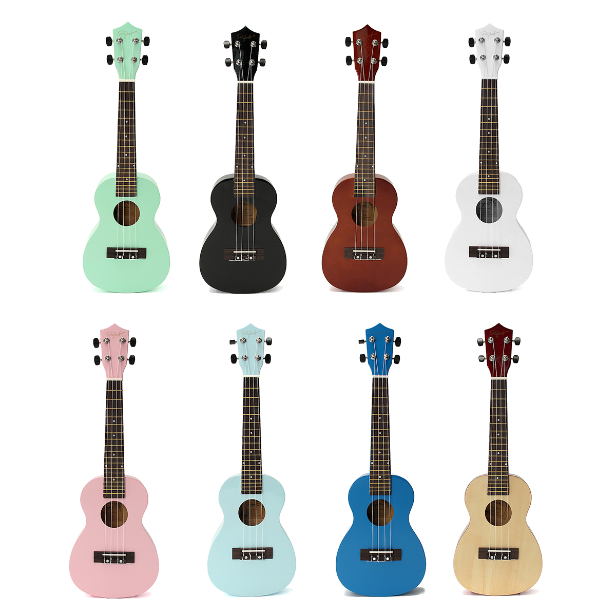 23-Inch-Ukulele-Concert-Guitar-Rosewood-Colorful-Hawaii-Acoustic-With-Bag-1262376