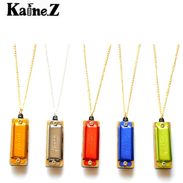 1PCS-KAINE--4-Hole-8-Tone-Necklace-Style-Mini-Harmonica-Key-of-C-934695