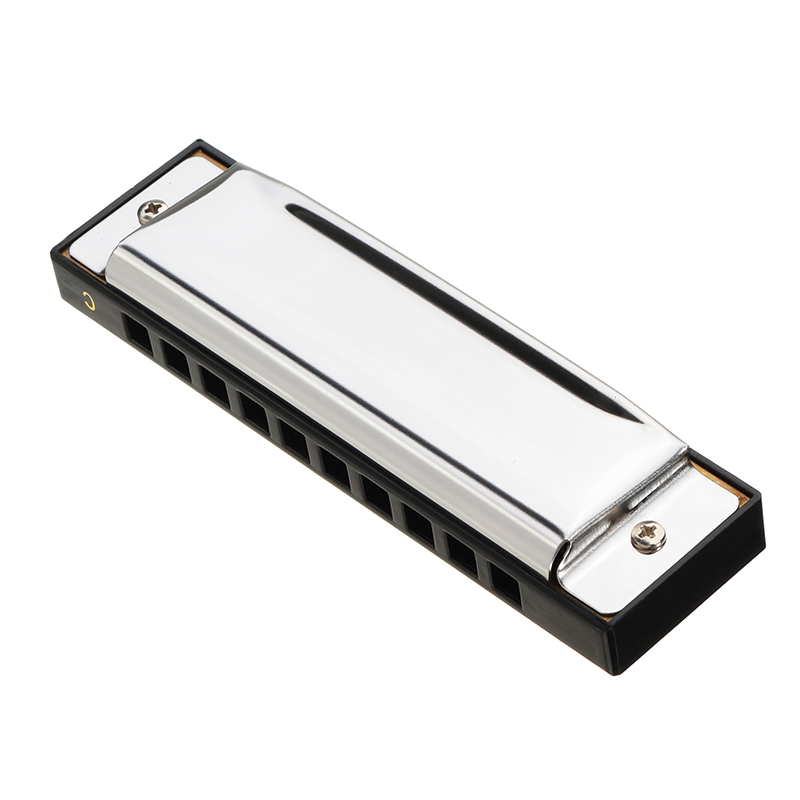 EASTTOP-T10-B-C-Key-10-Holes-Harmonica-Blues-Harp-Stainless-Steel-Cover-Plate-with-Plastic-Box-1251467