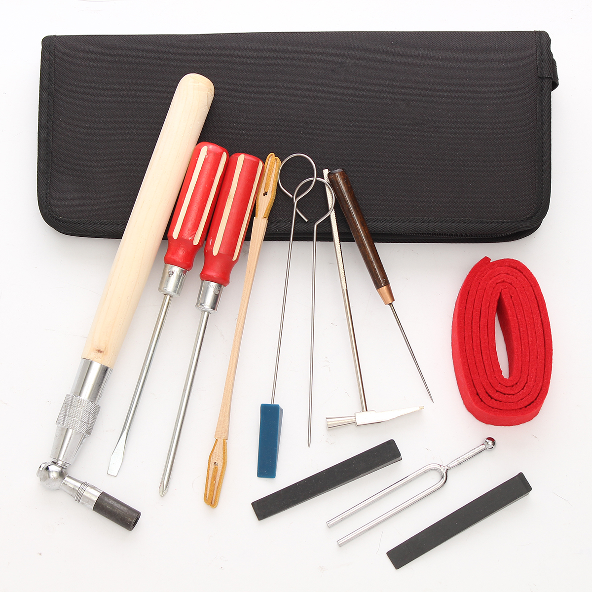 13Pcs-Professional-Piano-Tuning-Maintenance-Tool-Kits-Wrench-Hammer-Screwdriver-with-Case-US-1340718