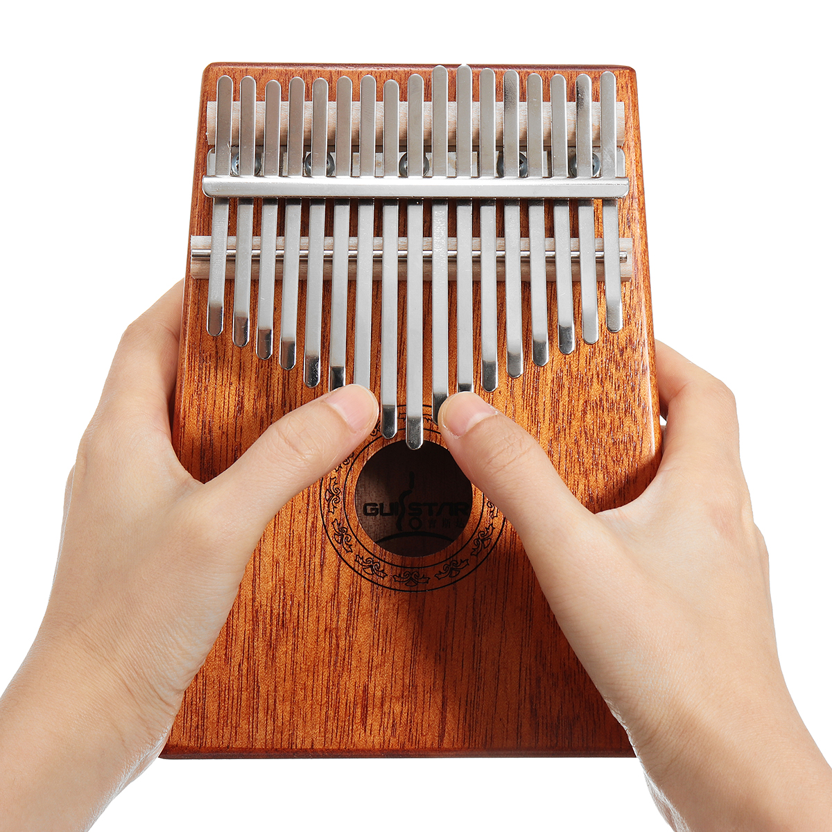 17-Keys-Wood-Kalimba-Mahogany-Thumb-Piano-Finger-Percussion-With-Tuning-Hammer-1325982