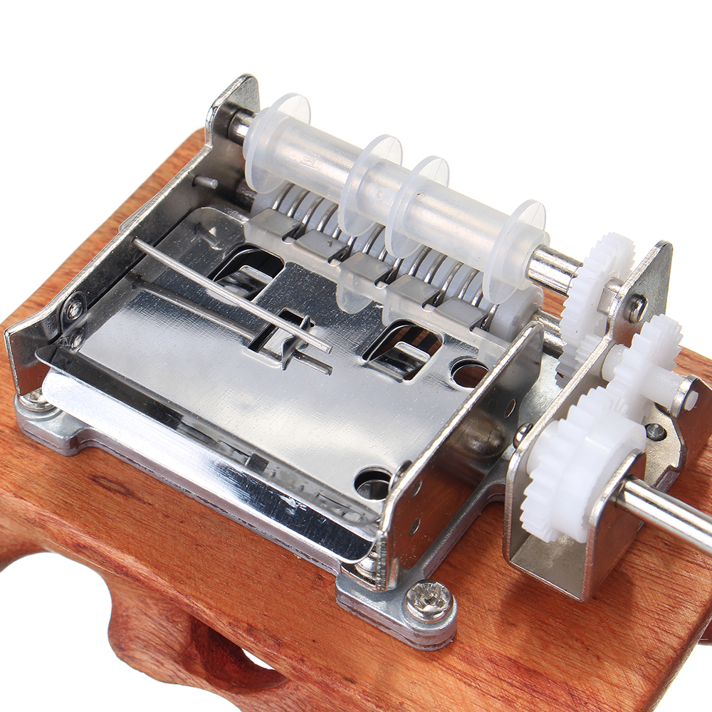 15-Tone-DIY-Hand-Cranked-Rosewood-Music-Box-With-Hole-Puncher-And-Paper-Tapes-1390389