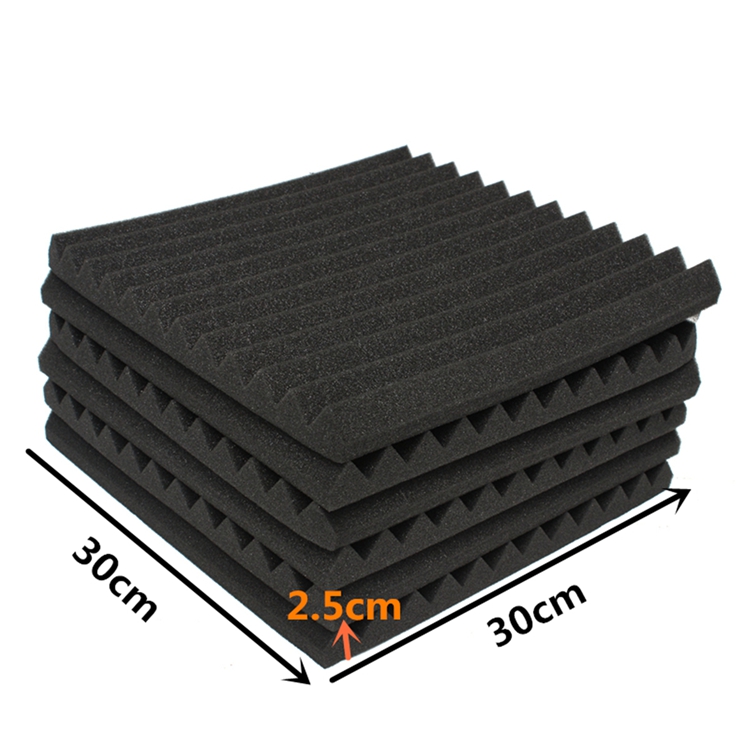 12-Packs-Soundproofing-Acoustic-Studio-Wedge-Foam-Tiles-Wall-Panels-303025cm-1130524