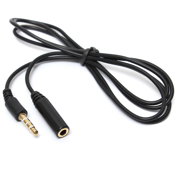 35mm-4-Pole-Jack-Male-to-Female-Earphone-Headphone-Audio-Extension-Cable-1M-3Feet-1017499